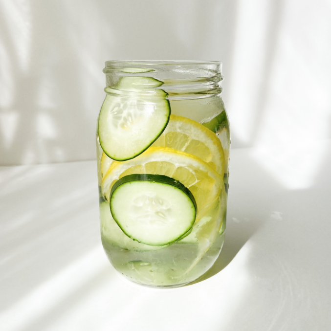 Cucumber + Lemon Water (Classic!🍋🥒）